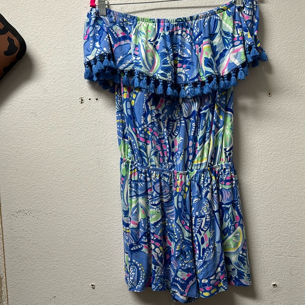 Lily Pulitzer off the shoulder romper